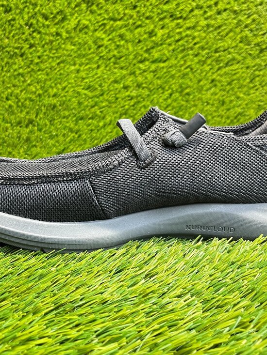 Kuru Draft Rento Mens Size 8 Black Gray Classic Outdoor Walking Slip-On Shoes main image 9